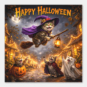 ハロウィンキャット壁紙 ホームデコレーション 壁紙 (正面)