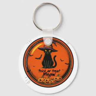 ハロウィンキャット キーホルダー
