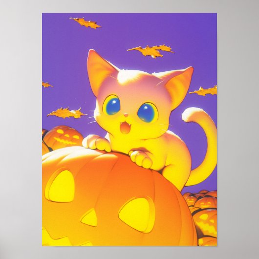 ハロウィンキャット ポスター (正面)