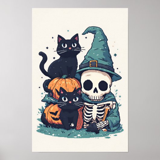 ハロウィンキャット ポスター (正面)