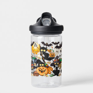 ハロウィンキャット 楽しいパーティー ウォーターボトル