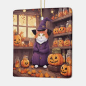 ハロウィンキャット#2 オーナメント (左)