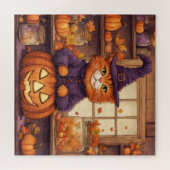 ハロウィンキャット #6 パズル (横)