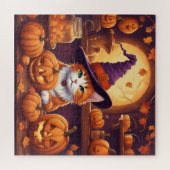 ハロウィンキャット #7 パズル (横)