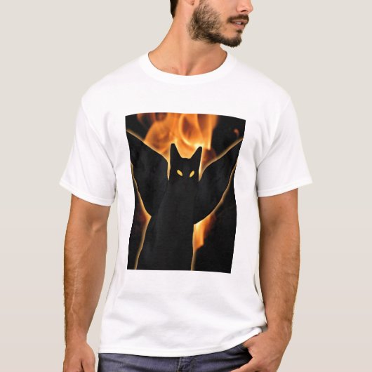 ハロウィンキャット Tシャツ (正面)