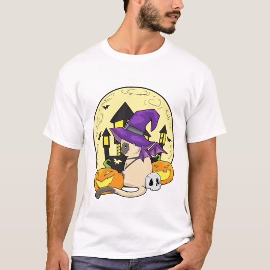 ハロウィンキャット Tシャツ (正面)