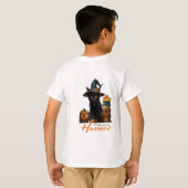 ハロウィンキャット Tシャツ (裏面フル)