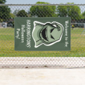 ハロウィンキャラクターカスタム文字バナー1/4 横断幕 (インサイチュ)