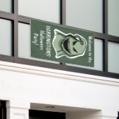 ハロウィンキャラクターカスタム文字バナー1/4 横断幕 (ビルの外側)