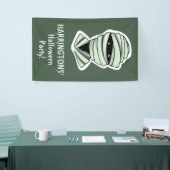 ハロウィンキャラクターカスタム文字バナー2/4 横断幕 (トレードショー)