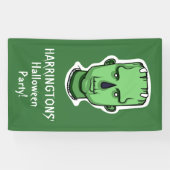 ハロウィンキャラクターカスタム文字バナー3/4 横断幕 (横)