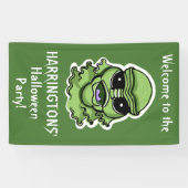 ハロウィンキャラクターカスタム文字バナー4/4 横断幕 (横)