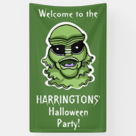 ハロウィンキャラクターカスタム文字バナー4/4 横断幕