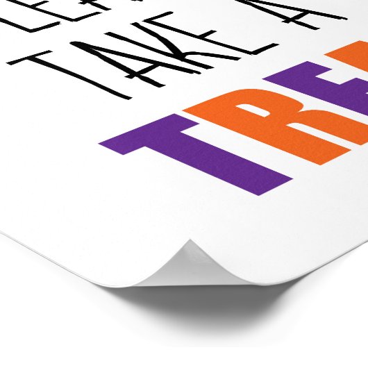 ハロウィンキャンディお召し上がりください ポスター (角)