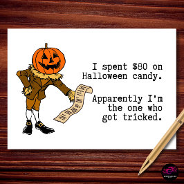 ハロウィンキャンディで80ドルも使っちゃった Funny シーズンカード
