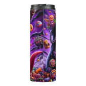 ハロウィンキャンディに囲まれた怪物 タンブラー (裏面)