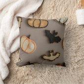 ハロウィンキャンディをテーマにした装飾用クッション クッション (ブランケット)