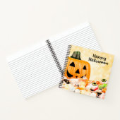 ハロウィンキャンディジャックオランタン ノートブック (内部)