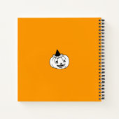 ハロウィンキャンディジャックオランタン ノートブック (裏面)