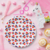 ハロウィンキャンディパターン ペーパープレート (パーティー)