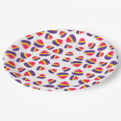 ハロウィンキャンディパターン ペーパープレート (アングル)