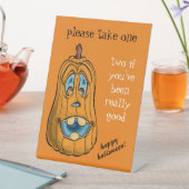 ハロウィンキャンディボウルのかわいい卓上サイン 台座サイン (インサイチュ)