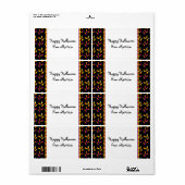 ハロウィンキャンディーコーンカスタムラベル ラベル (フルシート)