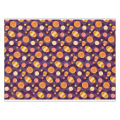 ハロウィンキャンディーコーンキャンディーが紫に テーブルクロス (正面(横))