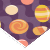 ハロウィンキャンディーコーンキャンディーが紫に テーブルクロス (アングル)