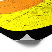 ハロウィンキャンディーコーンヴィンテージイラストレーション – キャンディ ポスター (角)