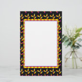 ハロウィンキャンディーコーン文房具 便箋 (スタンド正面)