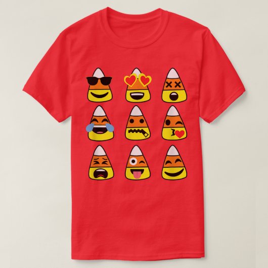 ハロウィンキャンディーコーン3388 Tシャツ (デザイン正面)