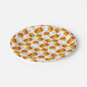 ハロウィンキャンディーコーン7" ペーパープレート (アングル)