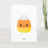 ハロウィンキャンディーコーン カード (裏面)