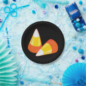 ハロウィンキャンディーコーン ペーパープレート (パーティー)