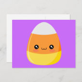 ハロウィンキャンディーコーン ポストカード (正面/裏面)