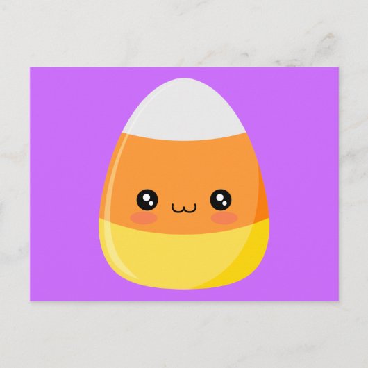 ハロウィンキャンディーコーン ポストカード (正面)