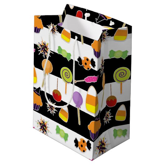 ハロウィンキャンディースイーツパーティー抱き枕 ミディアムペーパーバッグ (裏面アングル)