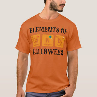 ハロウィンキャンディースイーツ化学要素おもしろい Tシャツ