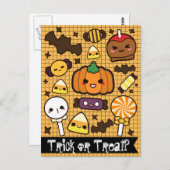 ハロウィンキャンディートリツ ポストカード (正面/裏面)