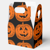 ハロウィンキャンディーボックス、カボチャ、カボチャ フェイバーボックス (オープン)