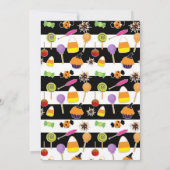 ハロウィンキャンディ&スイーツパンプキンパーティの招待状 招待状 (裏面)