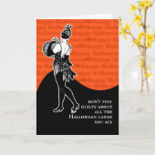 ハロウィンキャンデーについての罪がある感じないで下さい カード (黄色い花)