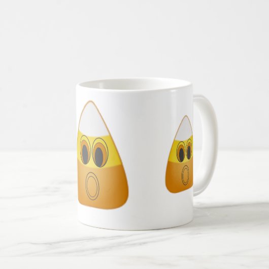 ハロウィンキャンデートウモロコシのマグ コーヒーマグカップ (正面右)