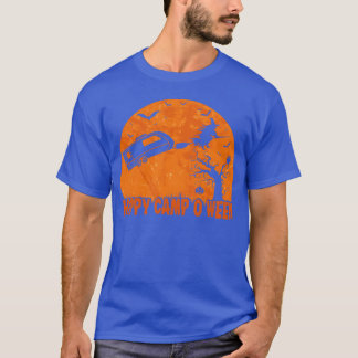 ハロウィンキャンプを楽しむ女の子 Tシャツ