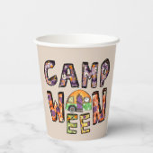 ハロウィンキャンプ | Word Pun 紙コップ (裏面)