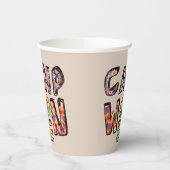 ハロウィンキャンプ | Word Pun 紙コップ (左)