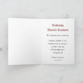 ハロウィンギャザリング招待状 – レイブンズデン 招待状 (内部)