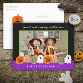 ハロウィンクッキー写真はがき ポストカード