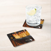 ハロウィンクッキー – 魔女の指 スクエアペーパーコースター (インサイチュ)